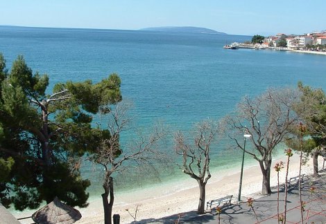 Chorvátsko, Gradac, apartmány Mirna - pláže