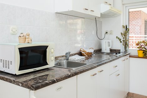 Chorvátsko, Gradac, apartmány Mirna  - 1/2 štúdio č. 2