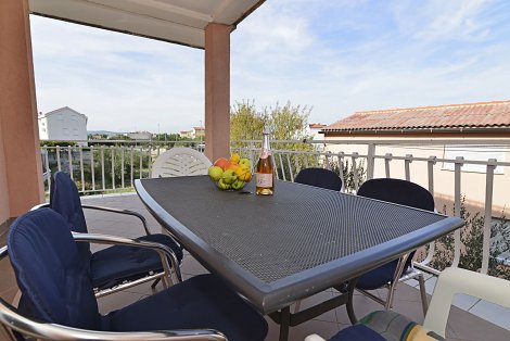Chorvátsko, Vodice, apartmán Martina - apt. 1 - balkón