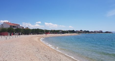 Chorvátsko, Vodice, Štúdiá Trio - pláž
