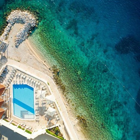 Chorvátsko, Igrane, TUI BLUE MAKARSKA - pláž a hlavný bazén