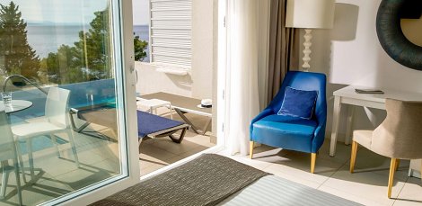 Chorvátsko, Igrane, TUI BLUE Adriatic Beach - izba Standard  SWIM UP výhľad na more