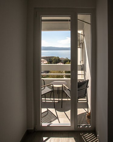 Chorvátsko, Dugi Rat - apartmán Ante - balkón
