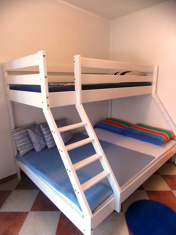Chorvátsko, ostrov Vir, apartmány Lalič Ivica - apt. č. 1 - 2. spálňa