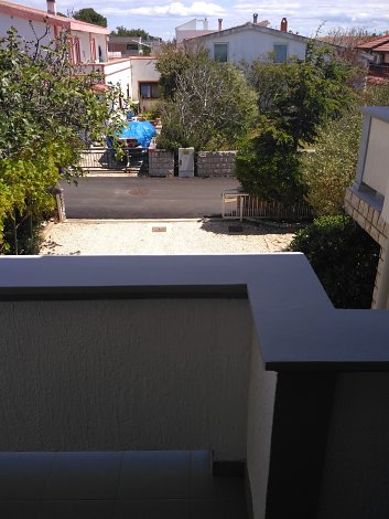 Chorvátsko, ostrov Vir, apartmány Krištofič Ivan - apt. č. 3 - 1/4 - balkón