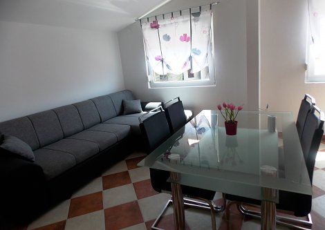 Chorvátsko, ostrov Vir, apartmány Lalič Ivica - apt. č. 3 (na 2. poschodí) - kuchyňa