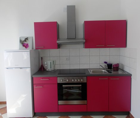Chorvátsko, ostrov Vir, apartmány Lalič Ivica - apt. č. 3 (na 2. poschodí) - kuchyňa