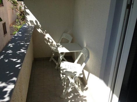 Chorvátsko, ostrov Vir, apartmány Krištofič Ivan - apt. č. 1 - 1/4 - balkón