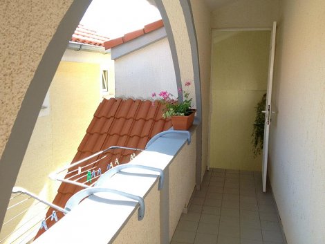Chorvátsko, ostrov Vir, apartmány Krištofič Ivan - apt. č. 1 - 1/4 - balkón