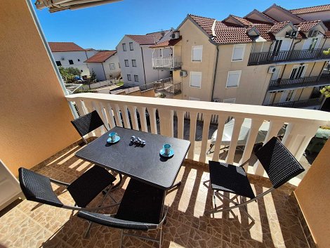 Chorvátsko, Vodice, apartmán Blue Maris - balkón