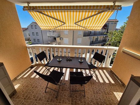 Chorvátsko, Vodice, apartmán Blue Maris - balkón