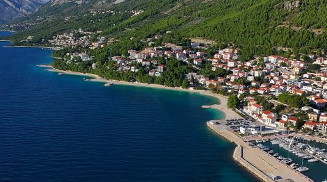 Dovolenka Baška Voda - hotel Palac - pláž