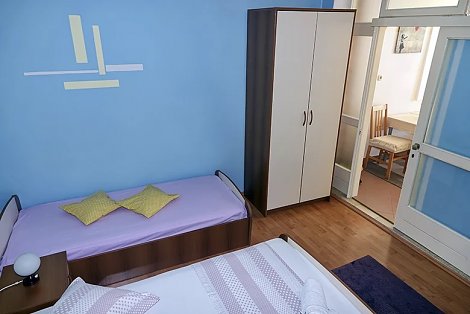 Chorvátsko, Baška Voda, apartmány Roza - 1/4 apt.  ROZA - 1. spálňa
