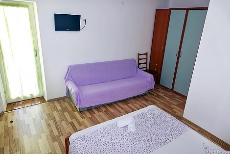 Chorvátsko, Baška Voda, apartmány Roza - 1/4 apt.  ROZA 2. spálňa