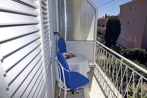 Chorvátsko, Baška Voda, apartmány Roza - 1/4 apt.  MORE - balkón