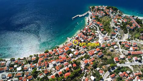 Chorvátsko, Gradac, Apt. Mirna