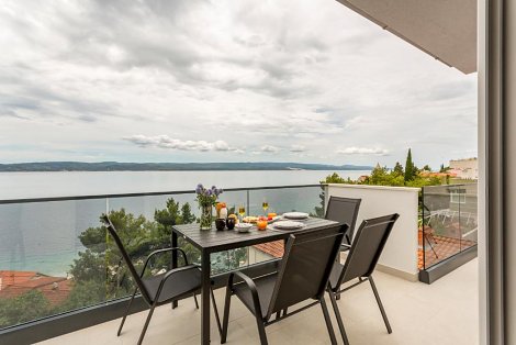 Chorvátsko, Pisak - apartmány Dodo - balkón