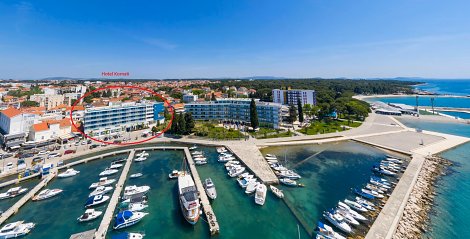Chorvátsko, Biograd na Moru, hotel Kornati