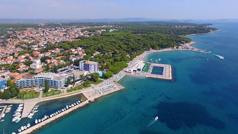 Chorvátsko, Biograd na Moru, hotel Ilirija
