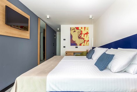 Chorvátsko, poloostrov Istria, Crikvenica - Holiday rezort Ad Turres - izba 1/2, parková strana, bez balkóna