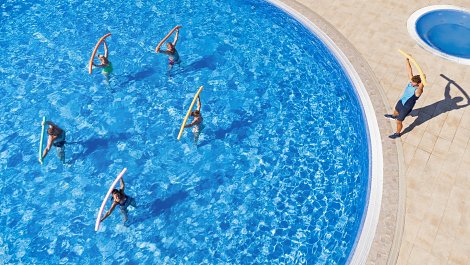 Chorvátsko, ostrov Koločep - hotel TUI BLUE Kalamota Island - aquaerobik
