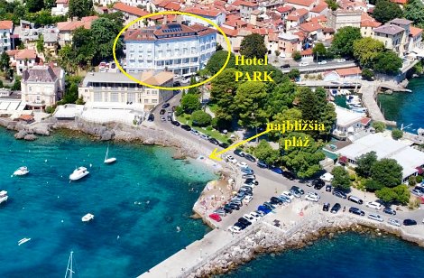 Chorvátsko, Kvarner, Lovran - hotel Park
