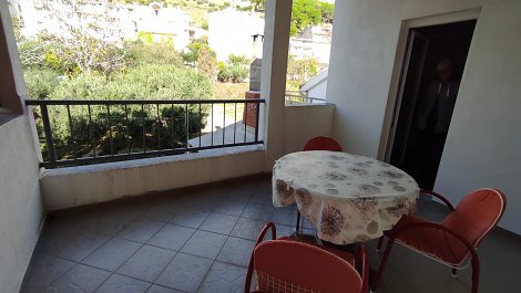 Chorvátsko, Omiš - Duče, štúdiá Marin - štúdio 5, 1/2+1 - balkón