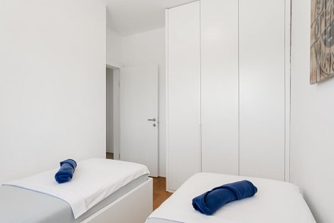 Chorvátsko, ostrov Vir, The Beach Resort I - 1/6 (+1, resp. + 2) apt.  - 3. spálňa