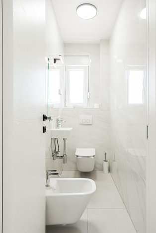 Chorvátsko, ostrov Vir, The Beach Resort III - 1/6 (+2) apt. - prízemie  - samostatné WC s umývadlom