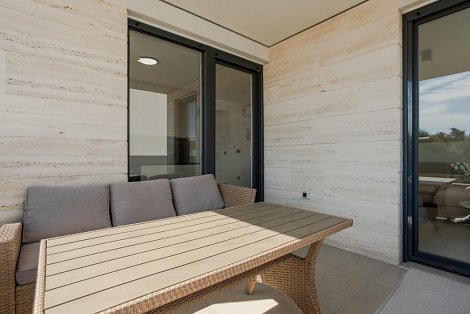 Chorvátsko, ostrov Vir, The Beach Resort III - 1/6 (+2) apt. - prízemie - terasa