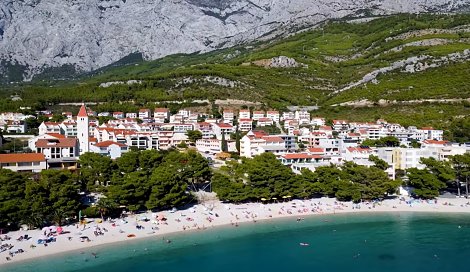 Chorvátsko, Promajna - apartmán Emili - pláž
