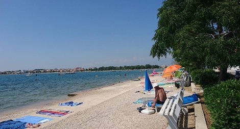 Chorvátsko, ostrov Vir, apartmány Lalič Ivica - pláže cca 230 m od domu