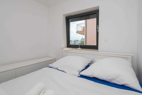 Chorvátsko, Vodice, apartmán Rita - 2. spálňa