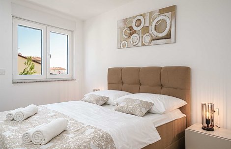 Chorvátsko, Vodice, apartmán  Sabbia - 2. spálňa